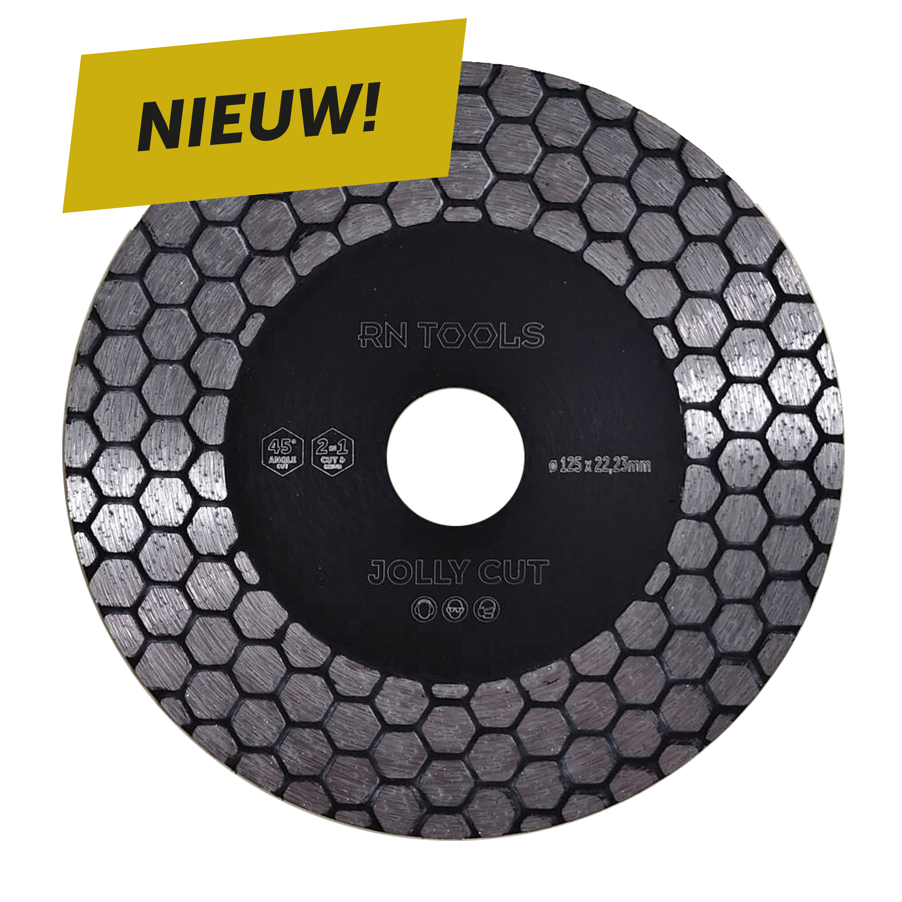 Diamantzaagblad Jolly Cut 125 x 22,23 mm - voor o.a. harde tegels, porselein en keramiek