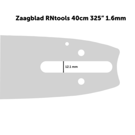 RNtools zaagblad Xtreme 40cm (o.a. Stihl) + 2x RNtools zaagketting 325" 1.6mm 67 schakels