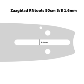 Zaagblad RNtools 50 cm 3/8 1.6 mm voor Kettingzagen (o.a. Dolmar, Husqvarna en Makita)