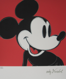 Andy Warhol - Zeefdruk CMOA - Mickey Mouse - Oplage 5000 ex (1003/5000)