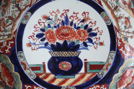 Majestueuze Imari schaal, maar liefst 52 cm in diameter - Japan - Eind 19e eeuw