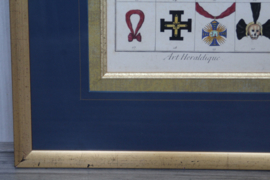 Heraldiek - Handingekleurde ere tekens - Frankrijk 19e eeuw (#2)