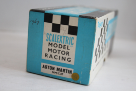 Vintage  SCALEXTRIC Aston Martin MM/C57 Gele No.6 Slot Race auto
