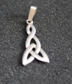 Keltische knoop hanger - zilver