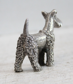 Zilveren miniatuur - Fox Terrier