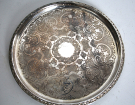 Verzilverde serveerschaal - Ianthe