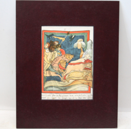 Antieke druk - Ongesigneerd - ca 1920