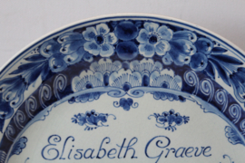De Porceleyne Fles - Delfts Blauw wandbord/herdenkingsbord 1930