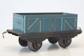 Spoor 0 - blikken goederen wagon - Made in US zone Germany - ca 1950