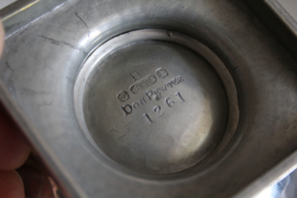 Art deco thee set, gepolijst tin - Don Pewter