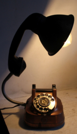 Antieke telefoonlamp