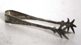 Verzilverd - suikertang, James Dickson and Sons