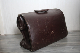 Dokterstas/Gereedschap tas - bruin leer PTT
