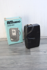 Conic AM transistor radio