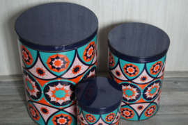 Set van 3 Tomado blikken met psychedelisch effect