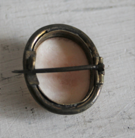 Broche - Schelp camee