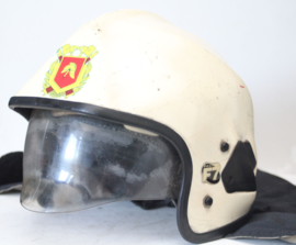 Originele brandweer helm van kevlar met vizier