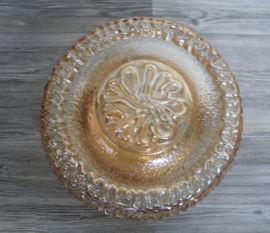 Vintage plafonniere - Amber met parelmoer