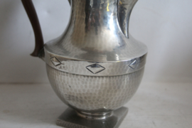 Art deco thee set, gepolijst tin - Don Pewter
