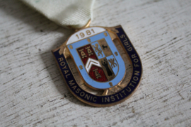 Medaille Vrijmetselaars - Steward R M I G 1981