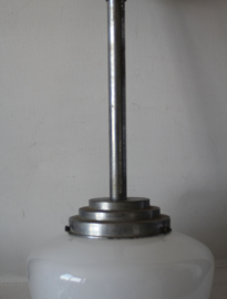 Art Deco melkglazen plafondlamp, inc armatuur