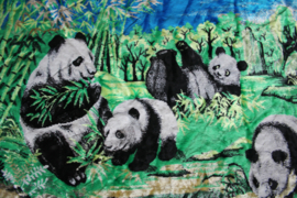 Exotische chinoiserie wandtapijt, met Panda's