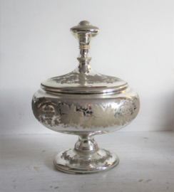 Armeluis of Boeren zilveren bonbonnière, 19e eeuw