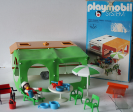 Playmobil Caravan met Voortent uit ca 1977 - 3249