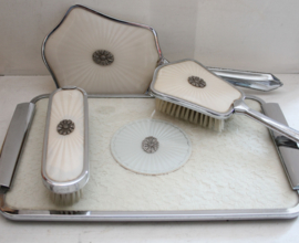 Art Deco toilet set