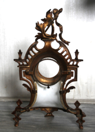 Art Nouveau bronzen klokbehuizing