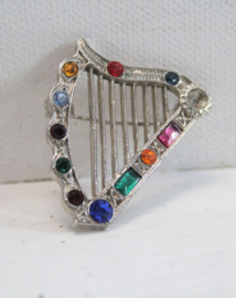 Broche - Keltische harp