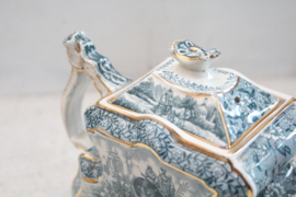 Burgess & Leigh Indian Empire Scenes, theepot met tray