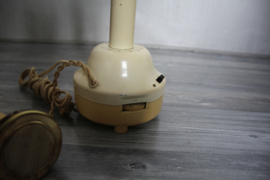 Vintage jaren '60 candlestick telefoon transistor radio