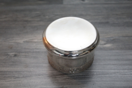 Verzilverde flessenonderzetter (bottle coaster)
