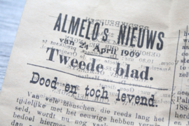 B.W. Lepelman,  Almelo Antieke hoge hoed of tophat