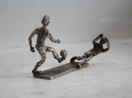 Zilveren miniatuur - Van Kempen Begeer - Voetballers