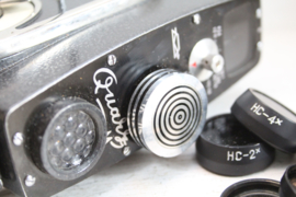Zenit Quartz 8mm filmcamera inc diverse filters