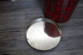 Groot voorraadblik, tartan/Schotse ruit