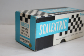 Vintage  SCALEXTRIC Aston Martin MM/C57 Gele No.6 Slot Race auto