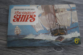 Brooke Bond picture cards, the saga of ships - Thee kaartjes
