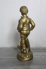 Bronzen beeld, Boerenjongen op klompen