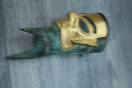 Replica van een Chinees bronzen masker(hoofd)
