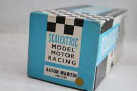 Vintage  SCALEXTRIC Aston Martin MM/C57 Gele No.6 Slot Race auto