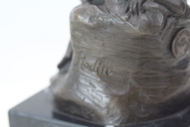 "De kus" bronzen beeld, naar Rodin