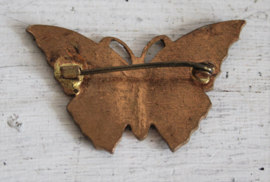 Broche - Vlinder, Enamel 1970's