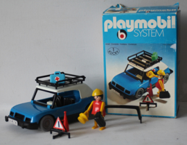Playmobil blauwe auto 1980 - nr 3210