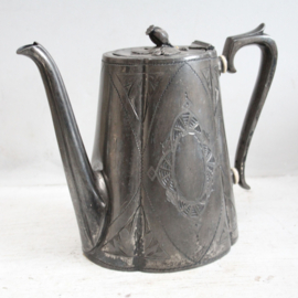 Hoge thee of koffiekan - 19e eeuw