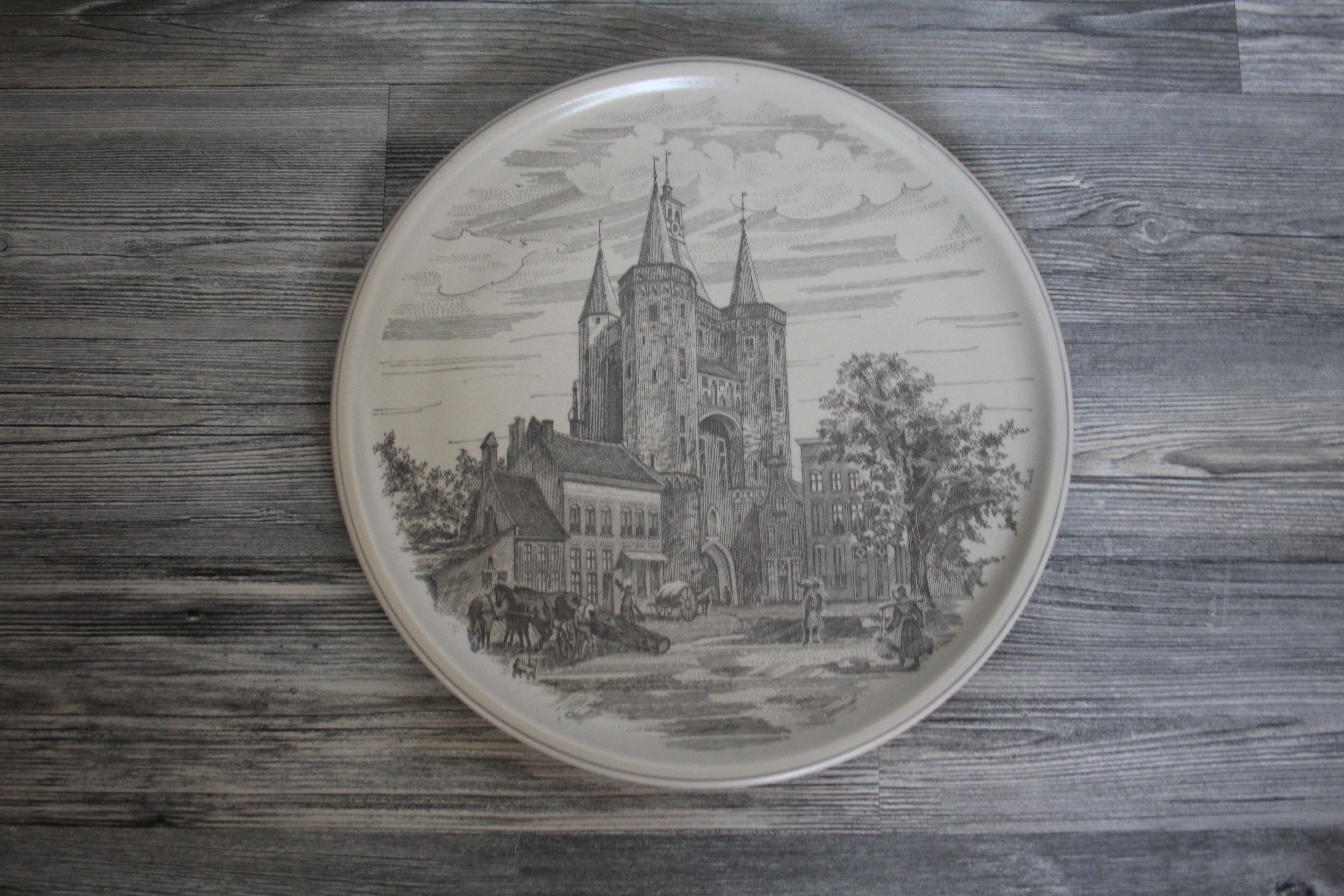Wandbord Sassenpoort, Zwolle - Sophienthal Duitsland