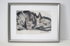 Jan Sierhuis - Werk in aquarel  - 1983