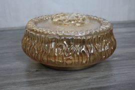 Vintage plafonniere - Amber met parelmoer